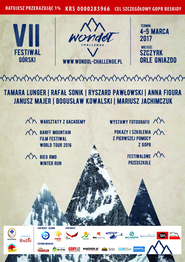 Festiwalu Górskiego Wondół Challenge