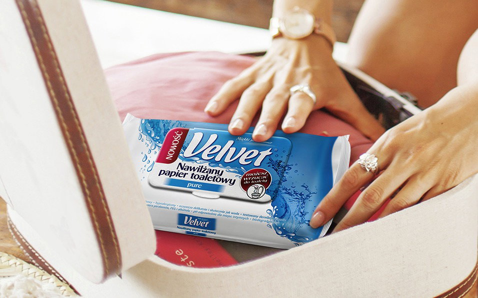 Velvet - papier nawilżany
