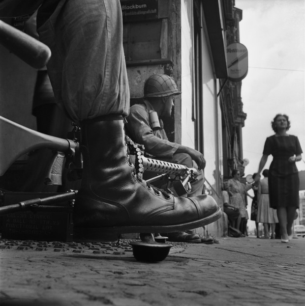 Don McCullin, Near Checkpoint Charlie, Berlin, 1961