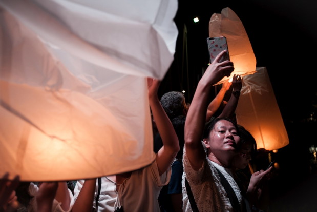 Loy Krathong - święto obchodzone podczas pełni księżyca w Chiang Mai