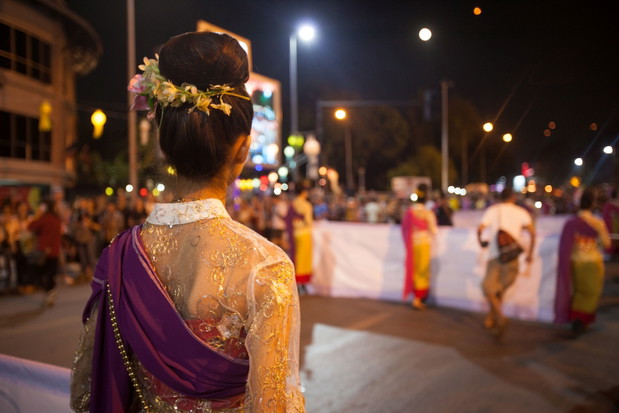 Loy Krathong - święto obchodzone podczas pełni księżyca w Chiang Mai