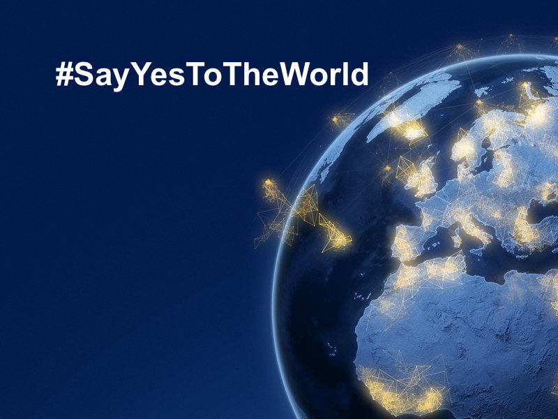 #SayYesToTheWorld