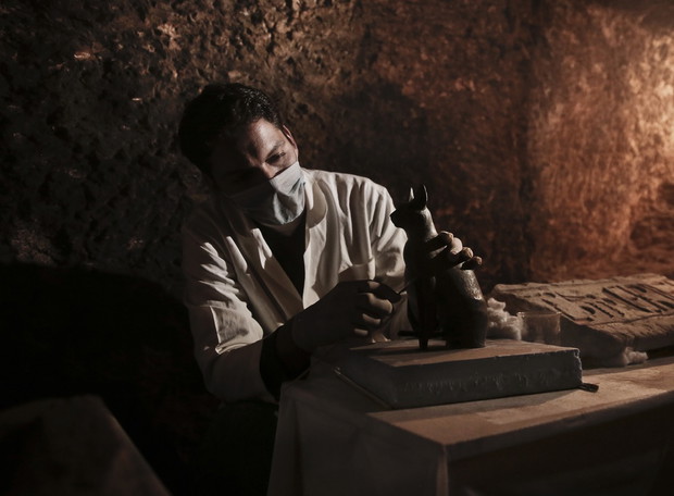 Archeolodzy w Sakkarze