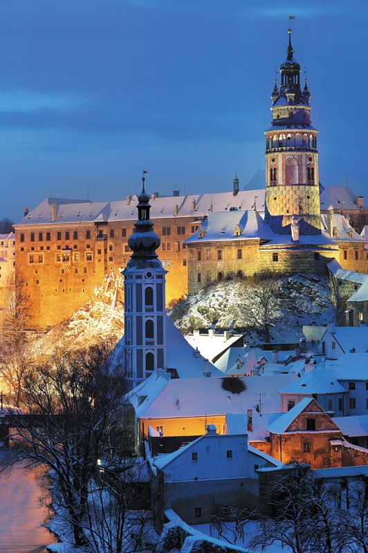 Czeski Krumlov zimą