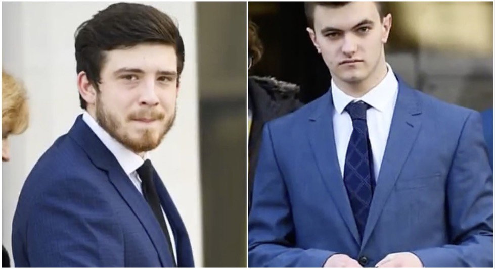 Oskarżeni Luke Rance (z prawej) i Brandon Kerrison