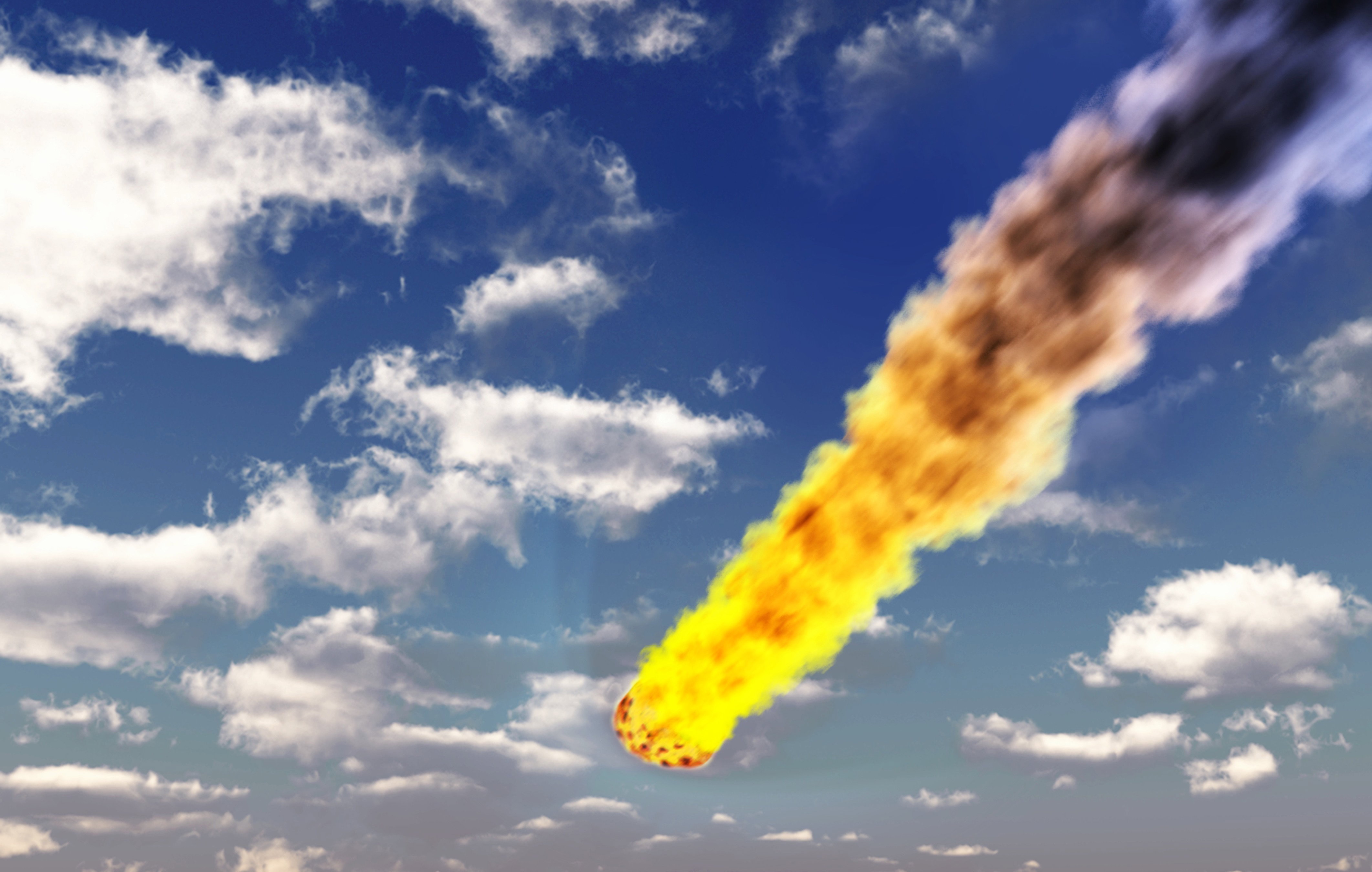 Meteor eksplodował nad Morzem Beringa. Wybuch o sile 10 bomb atomowych