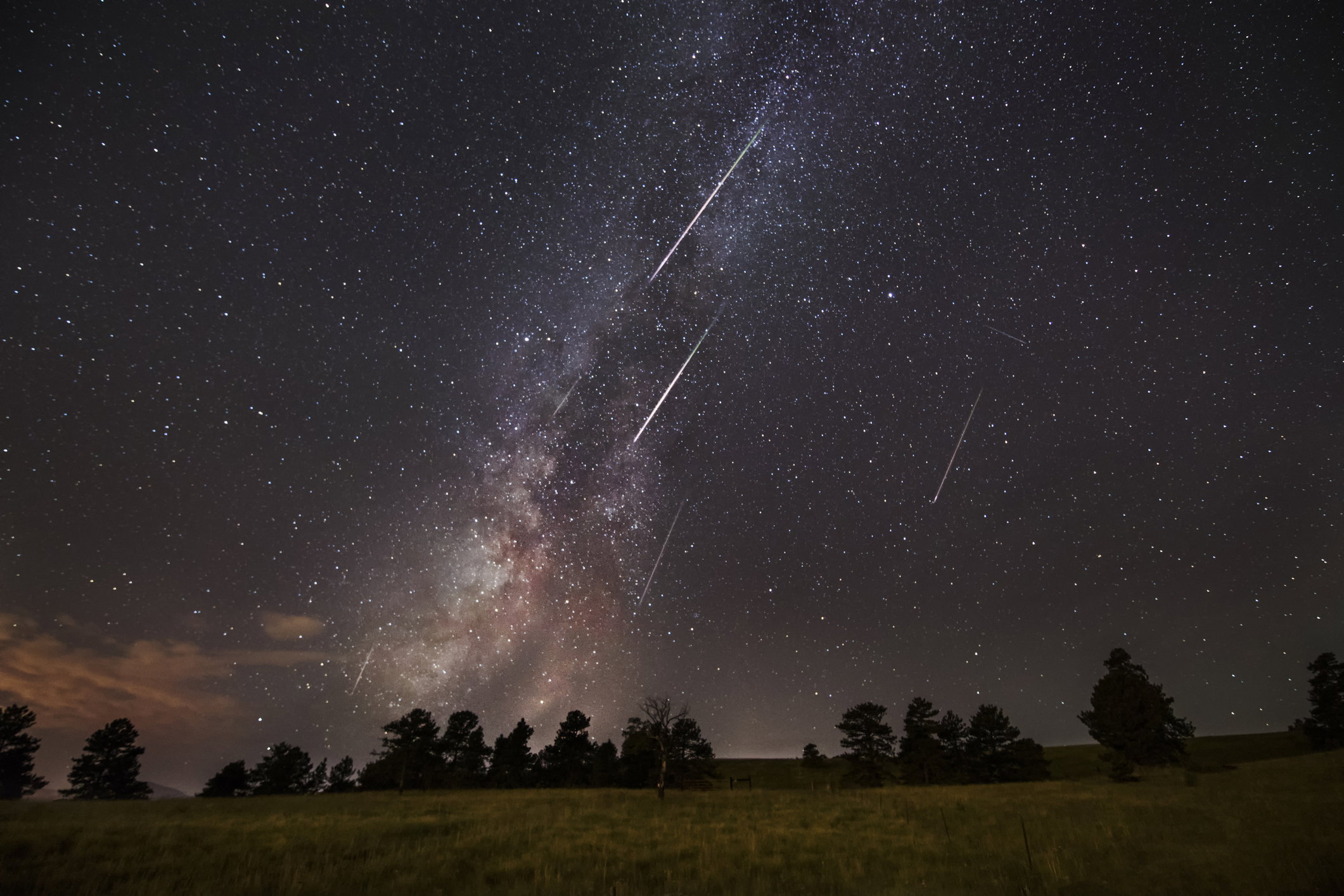 Perseidy 2019, sierpień