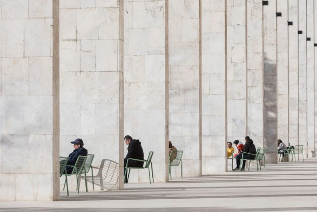 Skanderbeg Square w Tiranie w Albanii. Zdjęcie Lauriana Ghinitoiu