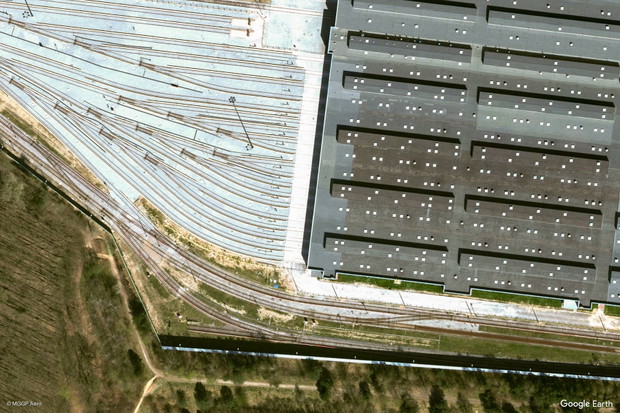Warszawa metro – widok z Google Earth View