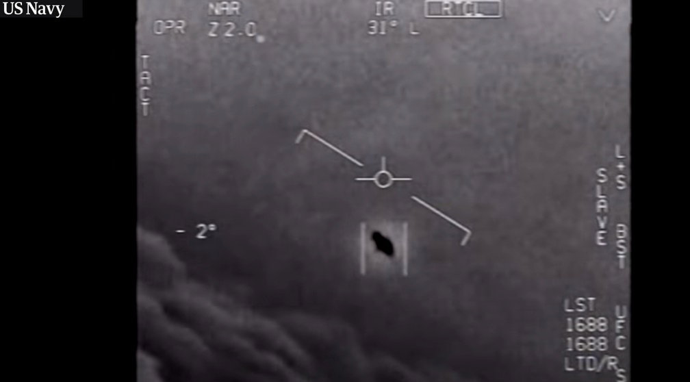 Pentagon odtajnił wideo z UFO fot. zrzut Guardian/YT