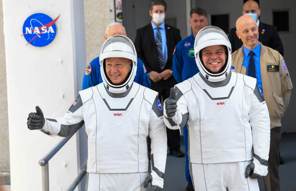 Załoga Space X: Doug Hurley (z lewej) i Bob Behnken fot. Getty Images