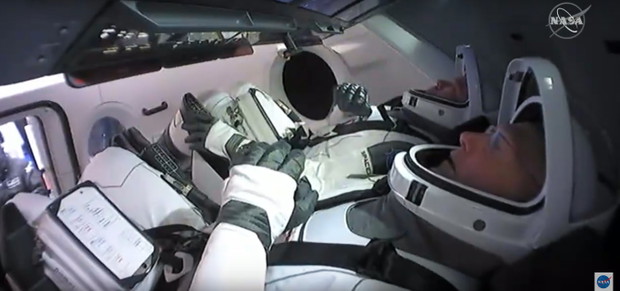 Oglądaj start SpaceX Dragon Crew Demo-2 na żywo (fot. YouTube/NASA)