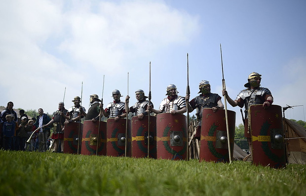 Actors Commemorate The Battle Of Teutoburg Forest