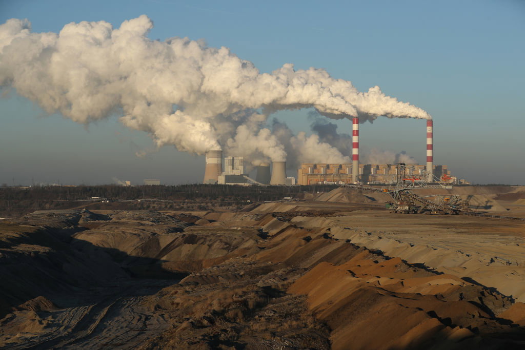 Elektrownia Bełchatów od lat jest liderem niechlubnego rankingu (Photo by Sean Gallup/Getty Images)