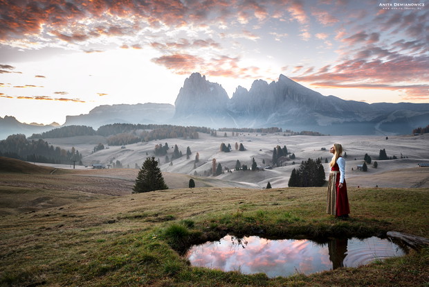 Niezwykła dolina Alpe di Siusi we włoskich Dolomitach