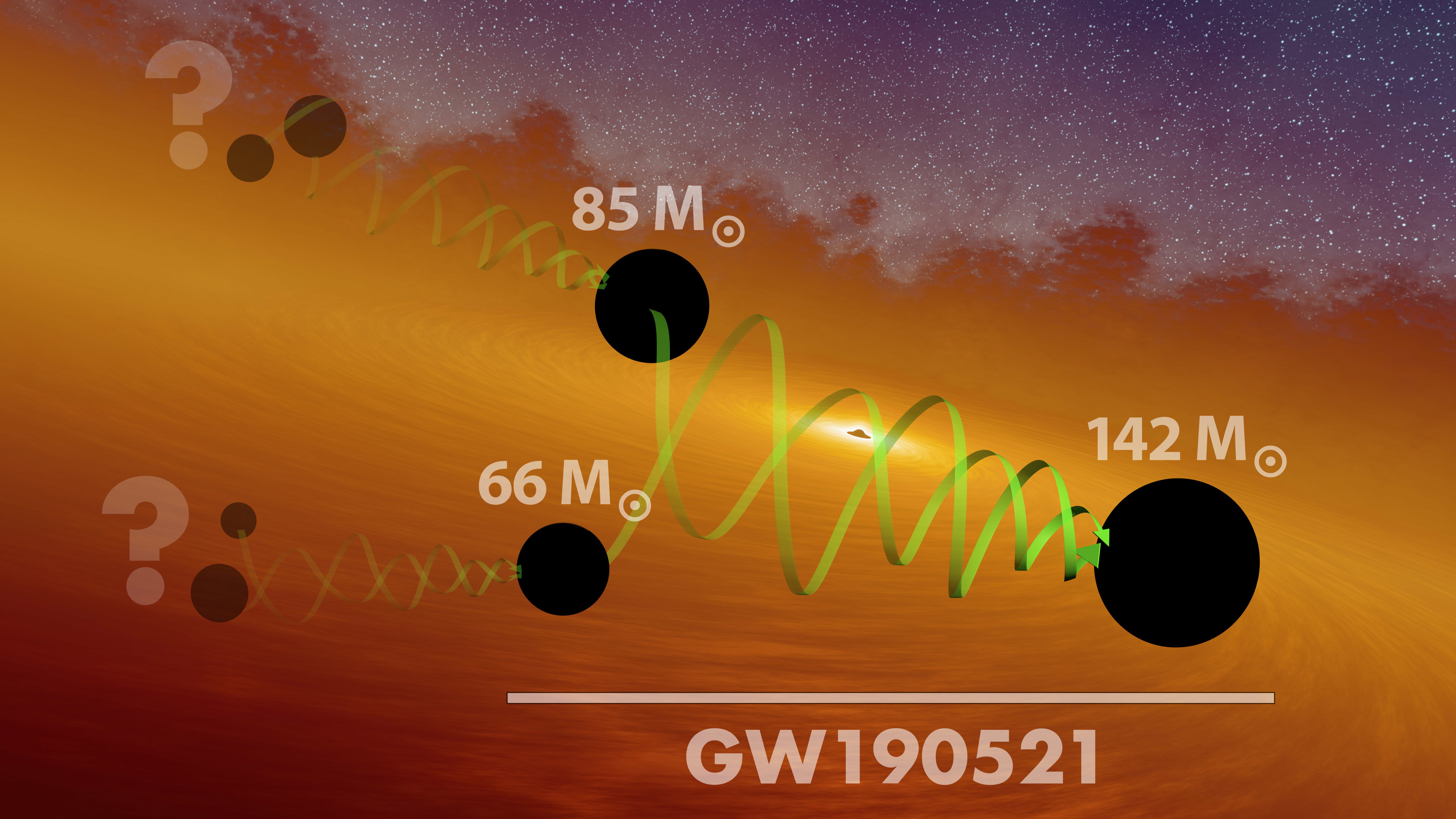 Astrofizycy usłyszeli zderzenie dwóch czarnych dziur