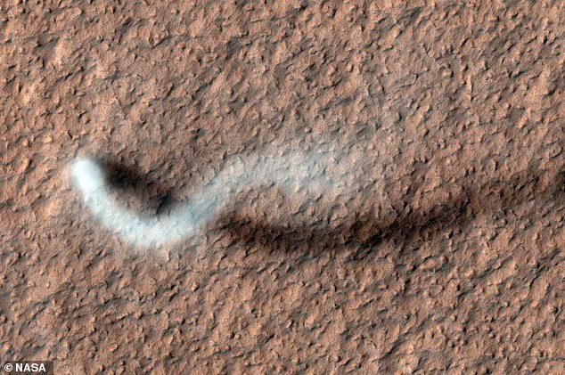 Wiry pyłowe mogą zdradzić kierunek wiatru i panujące na planecie temperatury (fot. NASA)