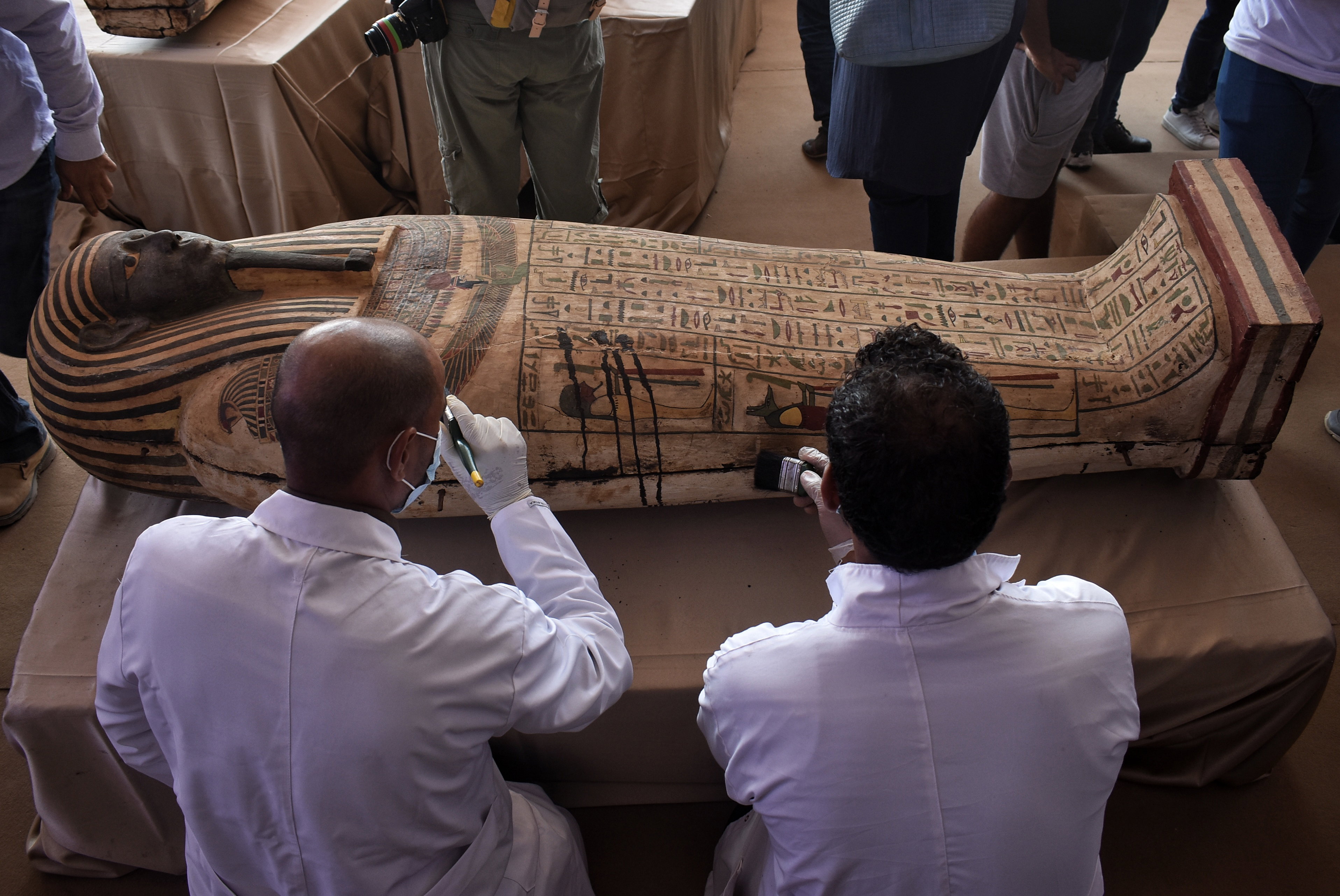 Jednego z najważniejszych odkryć 2020 roku dokonali archeolodzy pracujący w rejonie Sakkary (fot. Getty Images)