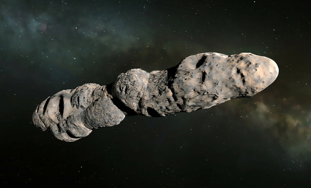 Oumuamua była pierwszą zaobserwowaną kometą spoza naszego Układu Słonecznego (fot. ESA / Hubble / NASA / ESO / M. Kornmesser)