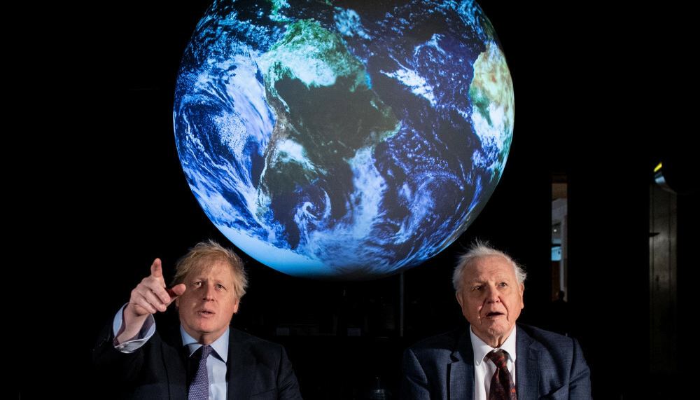 Boris Johnson i David Attenborough
