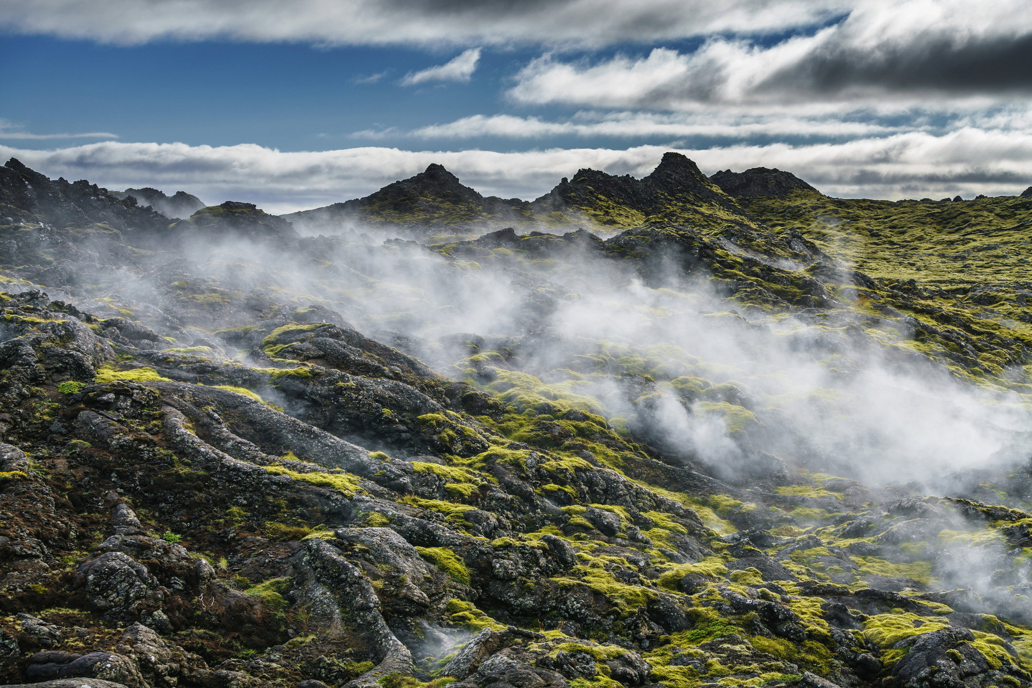 Reykjanes wulkan
