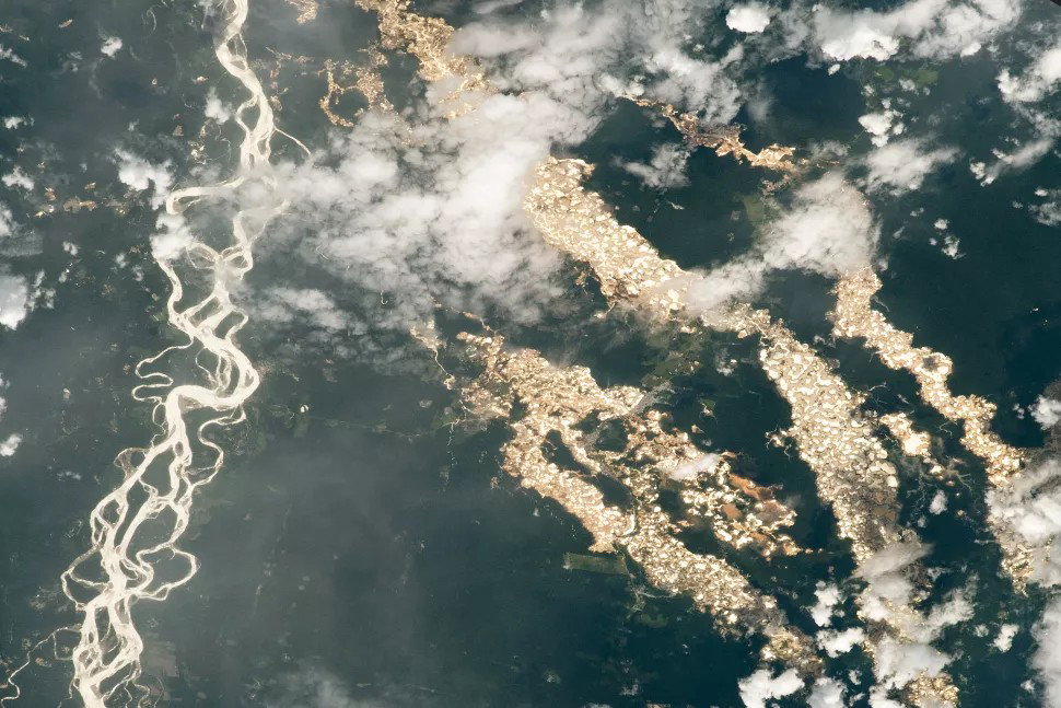 Zdjęcie zrobiono z pokładu Międzynarodowej Stacji Kosmicznej (fot. NASA)