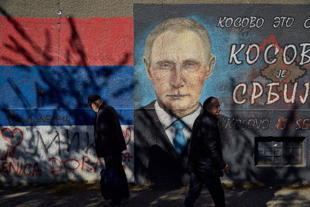 Mural Władymir Putin