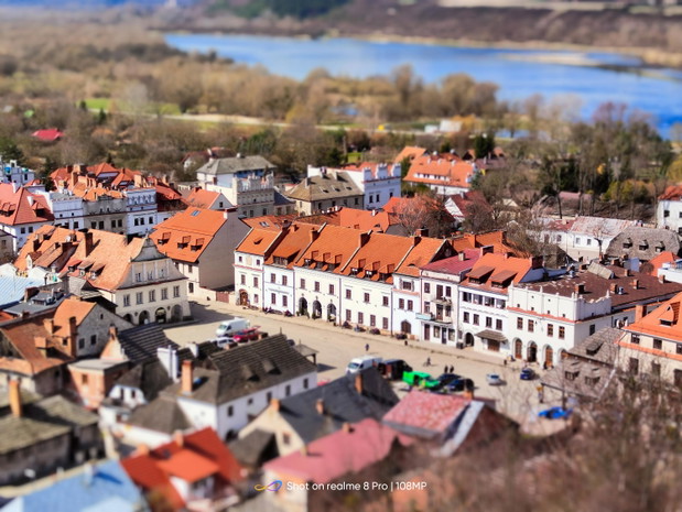 zdjęcie wykonane w trybie tilt shift