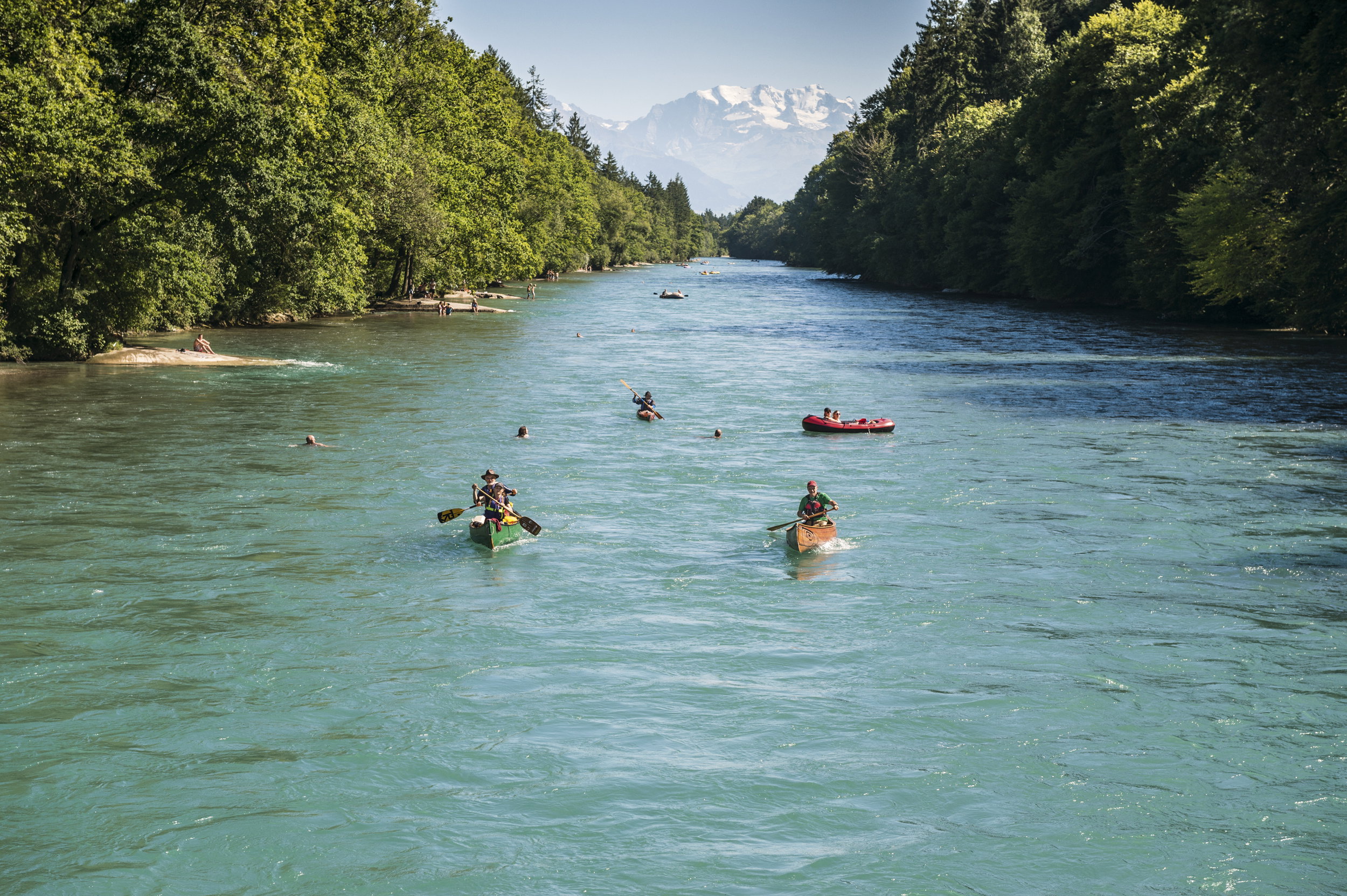 Spływ rzeką Aare