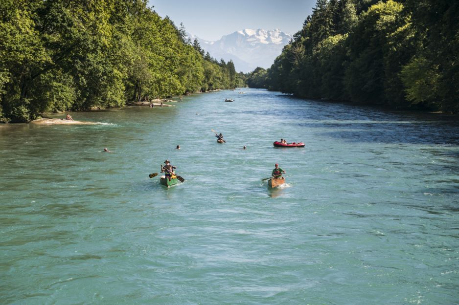 Spływ rzeką Aare