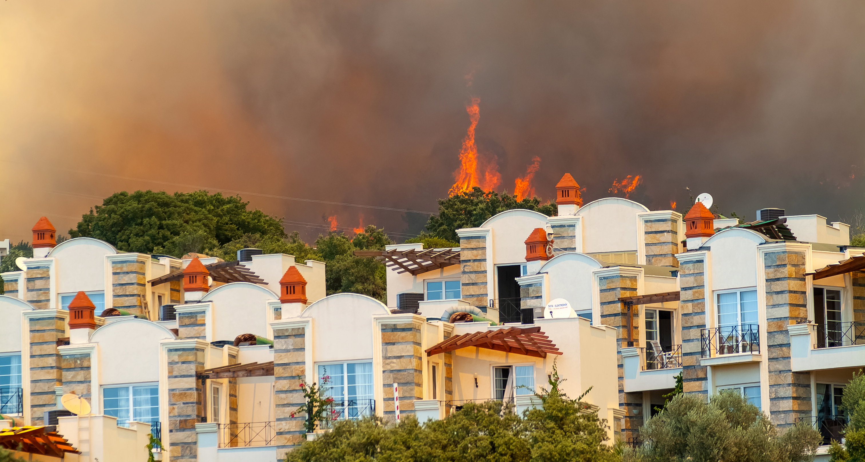 Pożar w Bodrum