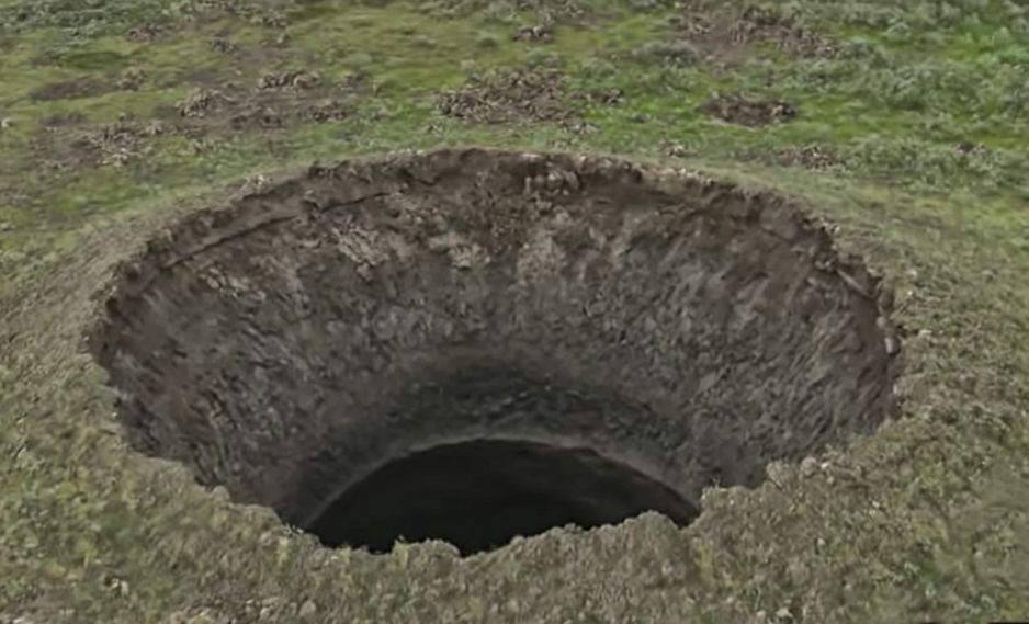 Krater na Syberii