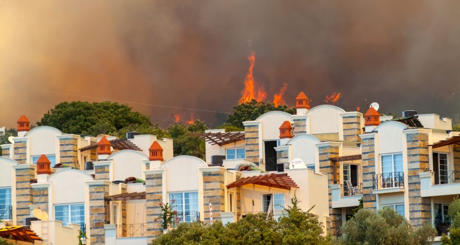 Pożar w Bodrum