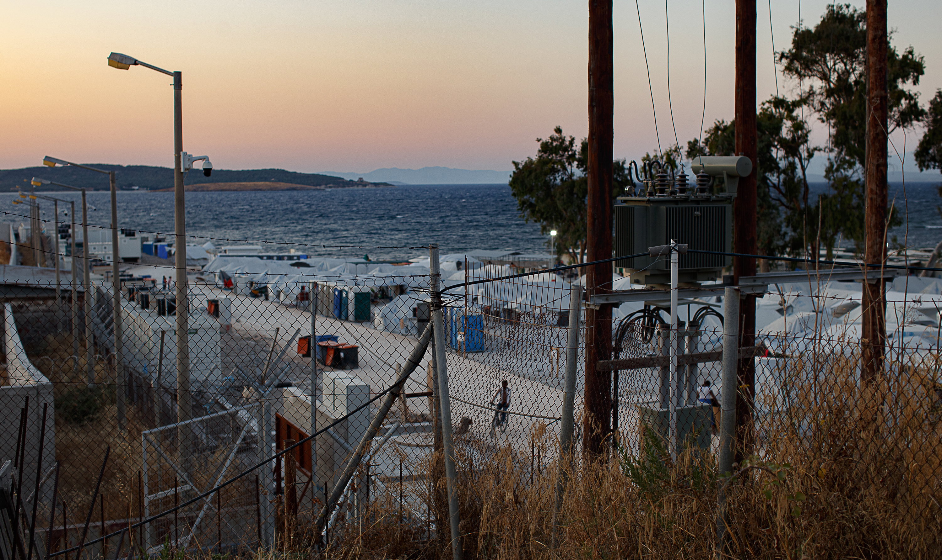 Obóz dla uchodźców na Lesbos