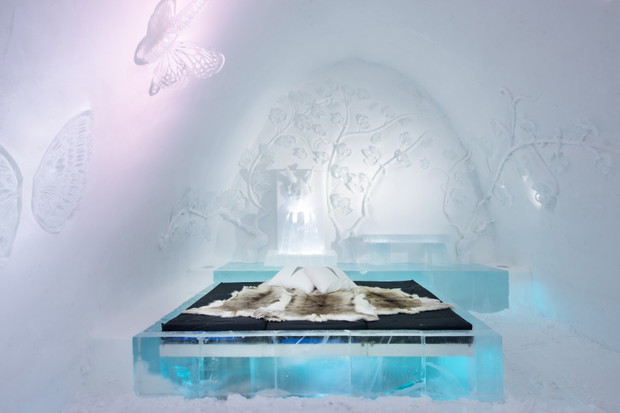 W Icehotelu żaden pokój nie wygląda tak samo