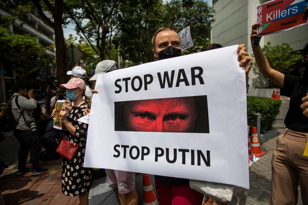 Thais Rally Against War In Ukraine