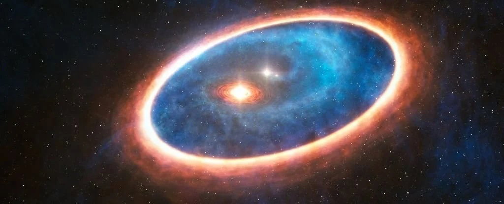 Wyjątkowe odkrycie: naukowcy zaobserwowali gwiazdę podwójną, w której pobliżu powstają aż trzy układy planetarne (Fot. ESO/L. Calçada)