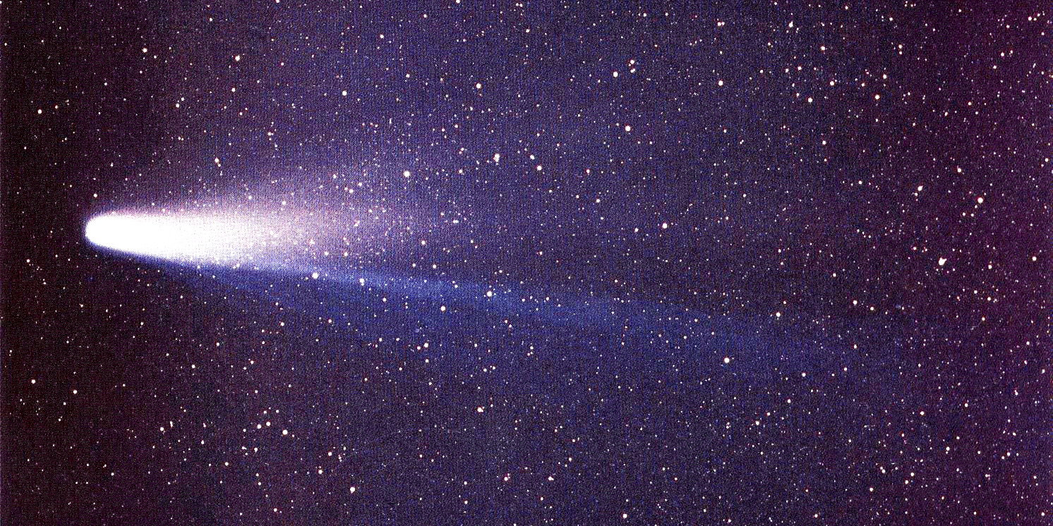 Kometa Halleya, najsłynniejsza z komet. Jak ją odkryto i kiedy ponownie powróci na nasze niebo? (fot. NASA/W. Liller, Wikimedia Commons, public domain)