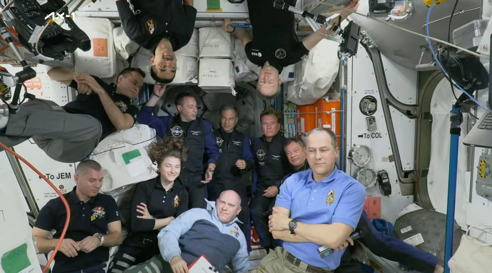 Na Międzynarodową Stację Kosmiczną poleciała pierwsza całkowicie prywatna misja. Kto bierze w niej udział? (fot. Axiom Space)