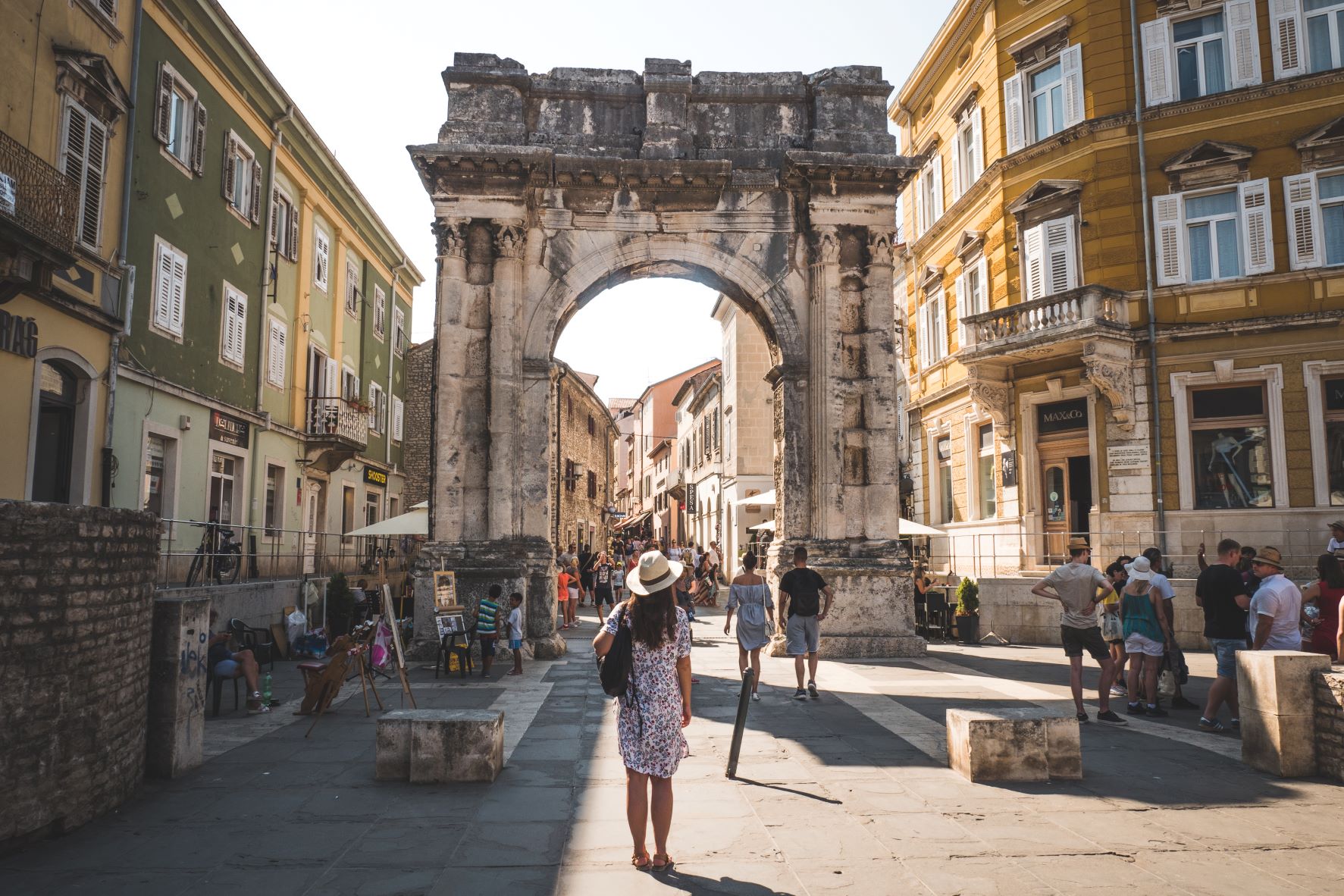 Pula. Łuk Sergiusza albo Złota Brama