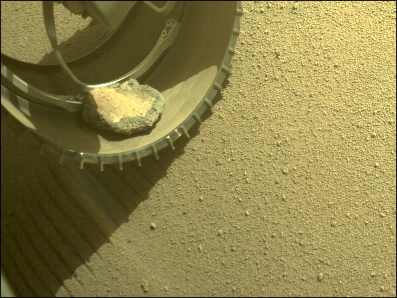 Marsjański łazik Perseverance od 120 dni ma „pasażera na gapę”. Co nim jest? (fot. NASA/JPL-Caltech)