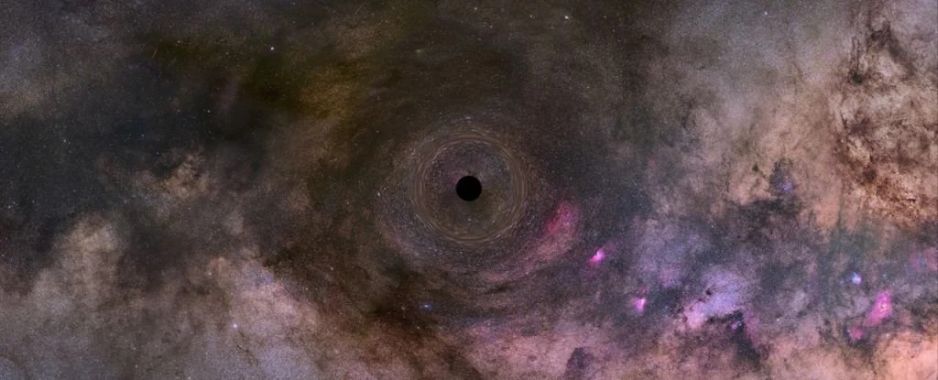 Swobodna czarna dziura błąka się po naszej Galaktyce. Skąd się wziął ten tajemniczy obiekt? (Fot. FECYT, IAC)
