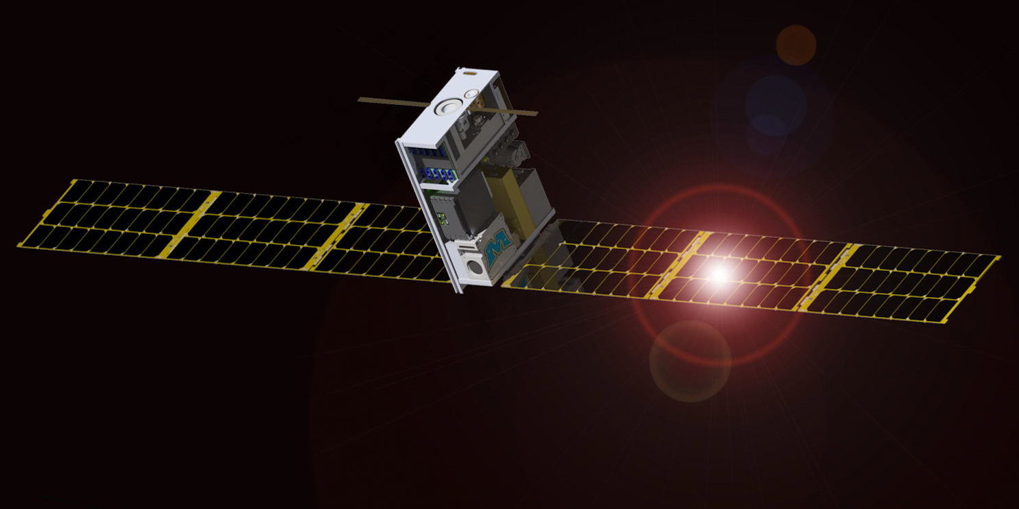 Rakieta SLS wyniesie na orbitę Księżyca satelity badawcze. Będą szukać księżycowej wody (fot. Morehead State University)