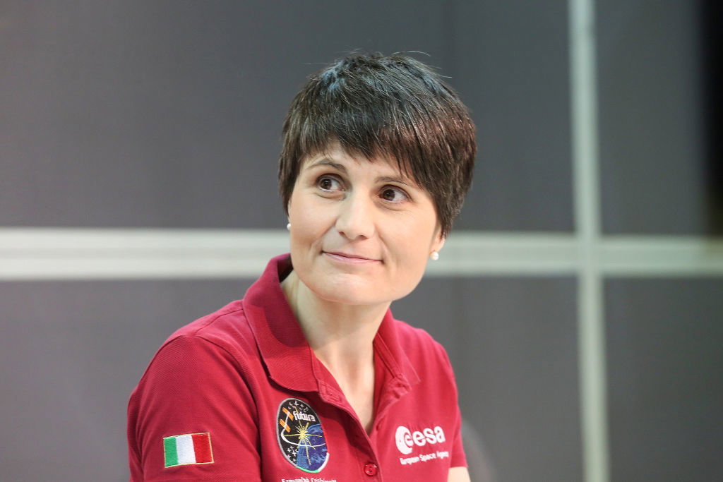 Kapitan Samantha Cristoforetti. Po raz pierwszy Europejka będzie dowodzić Międzynarodową Stacją Kosmiczną (fot. Massimiliano Ferraro/NurPhoto via Getty Images)