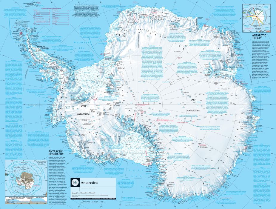 Antarktyda mapa