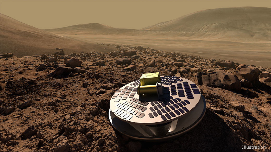 NASA planuje uderzenie w Marsa. Sonda SHIELD ma wykonać bardzo twarde lądowanie na Czerwonej Planecie (fot. California Academy of Sciences)