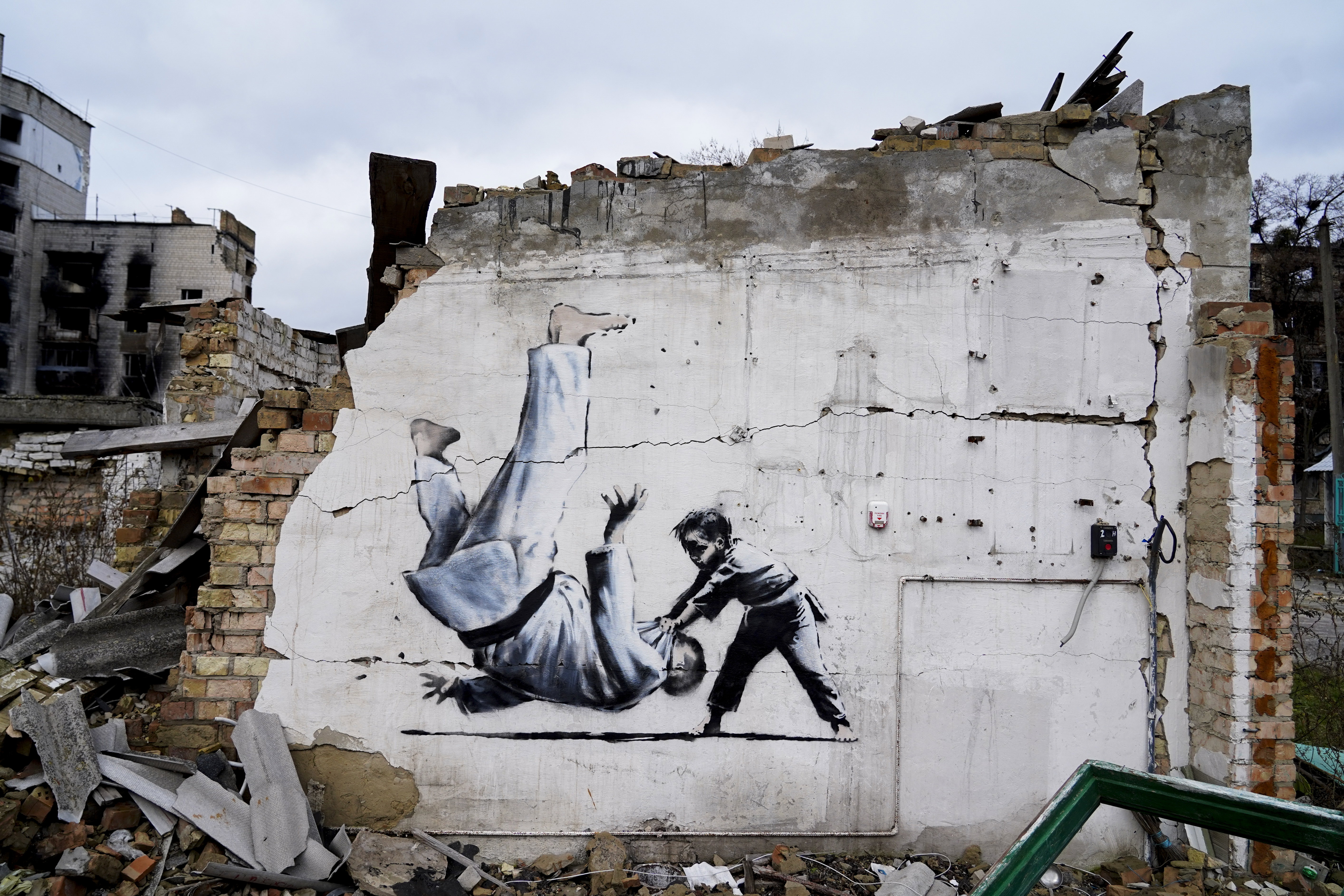 nowy mural Banksy'ego