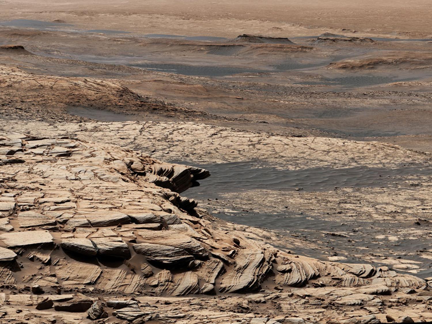 Ocean na Marsie? Odkryto ślady gigantycznego zbiornika wodnego sprzed 3,5 mld lat na Czerwonej Planecie (fot. NASA/JPL-Caltech/MSSS)