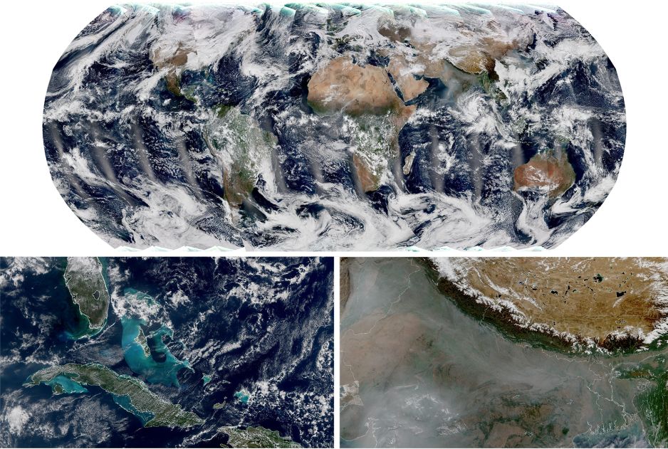 Oszałamiające zdjęcia Ziemi wykonane przez najnowszego satelitę NASA NOAA-21. Co można dostrzec z orbity? (fot. NOAA STAR VIIRS Imagery Team)