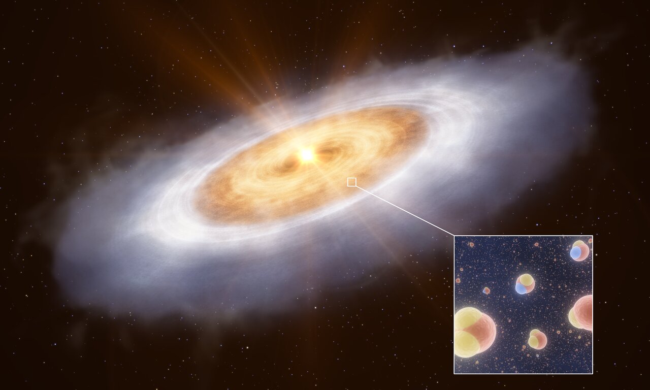 Woda na Ziemi jest starsza niż nasze Słońce? Tak wynika z danych pozyskanych z innego układu (fot. ESO/L. Calçada)